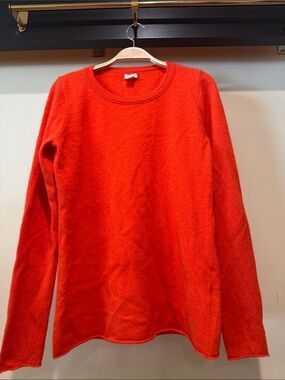 Women's Crewneck Sweater in Bright orange